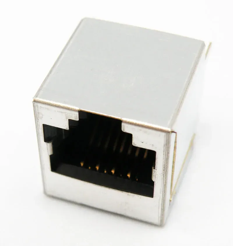 Base RJ45 STP 50U" (8P8C) para PCB, RECTA