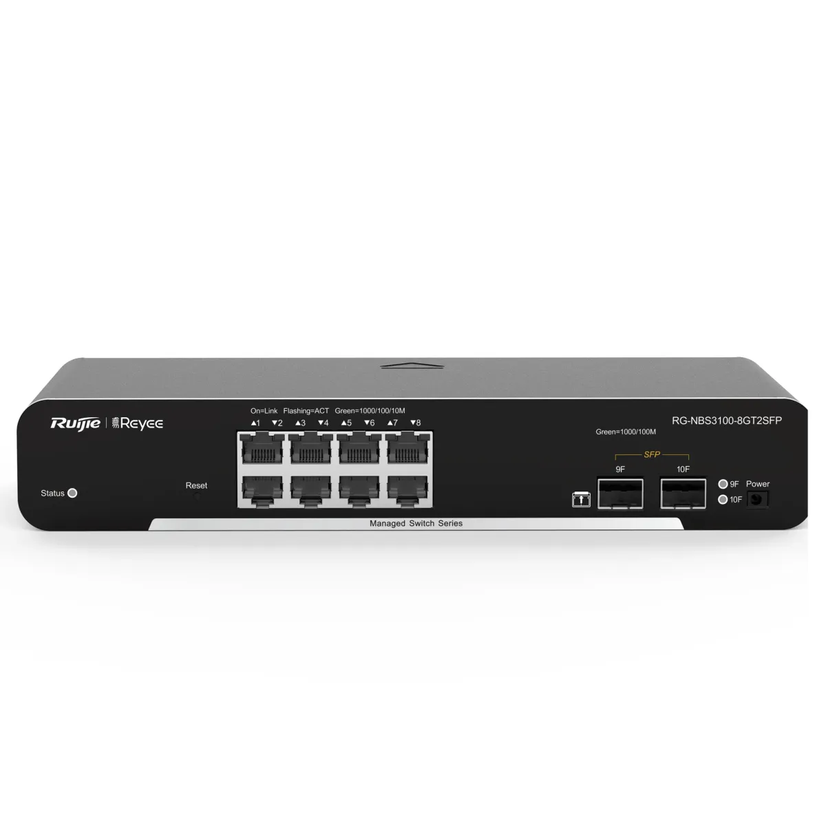 Reyee Switch Cloud Capa 2 - 8 puertos Gigabit + 2 SFP