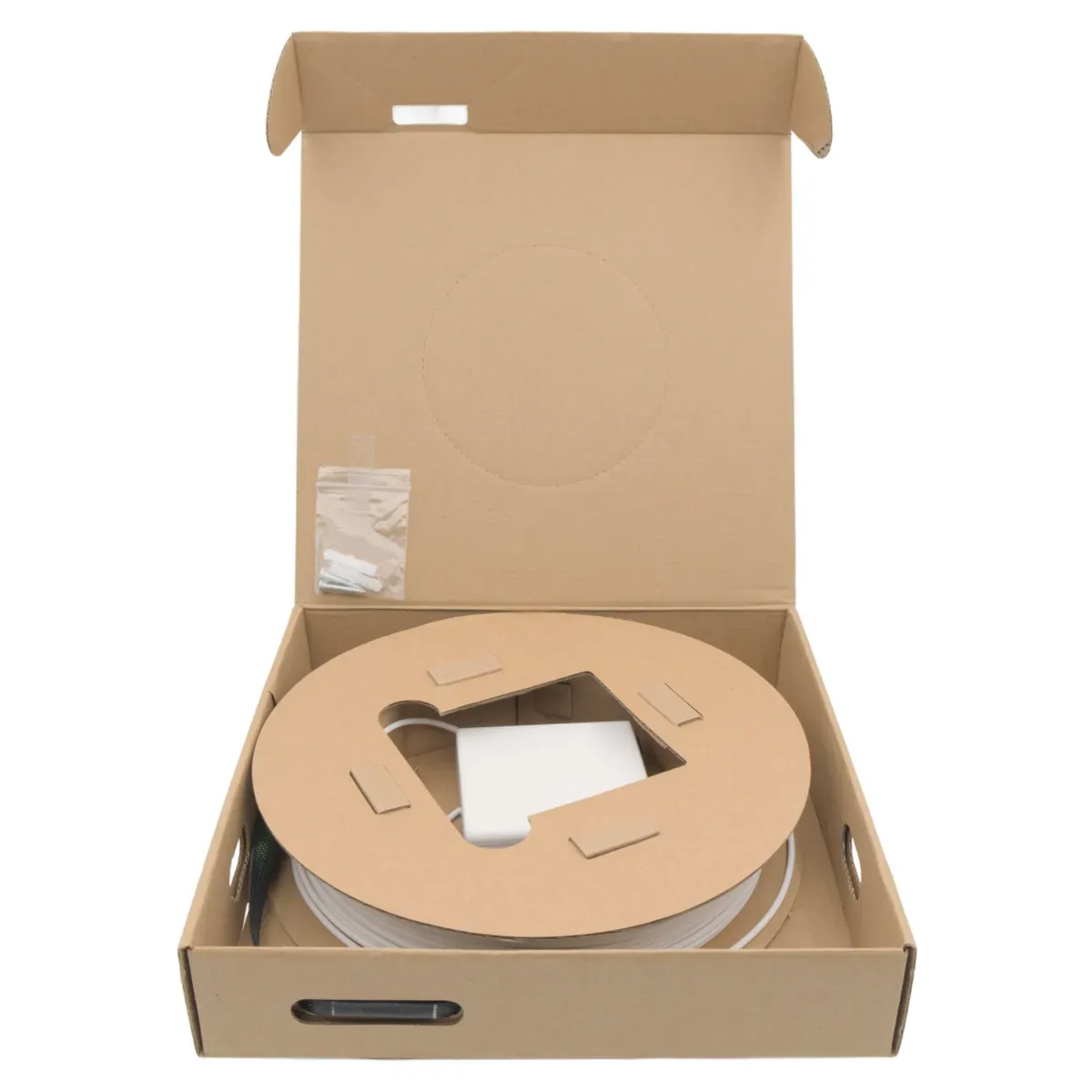 KIT ICT2 acometida para viviendas Caja + 2 Fibras conectorizada SC/APC CPR-Dca, 50m