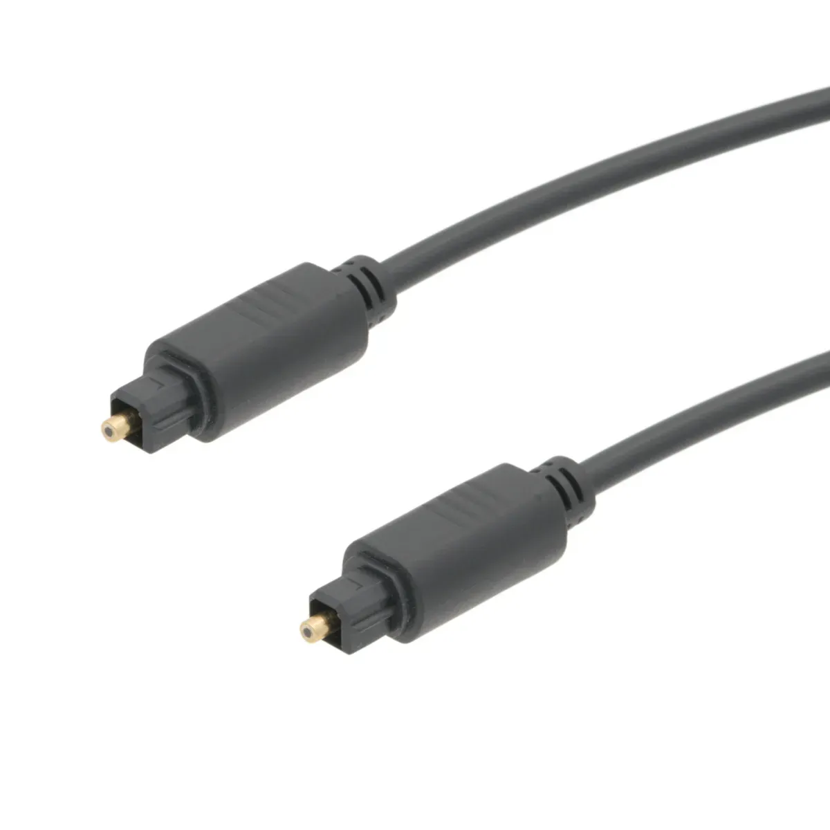 Cable Fibra Óptica TOSLINK 4.0mm - Conexión Macho a Macho de 0.5m de Alta Calidad