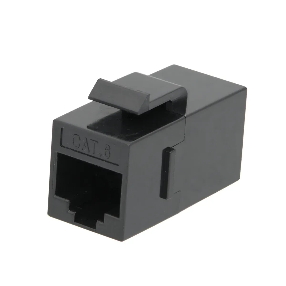 Acoplador Keystone Cat.6 Negro, RJ45 doble hembra