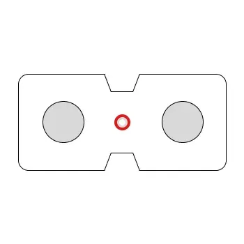 Cable plano FTTH de 1 Fibra  Monomodo (SM) G657A2 LSZH Blanco