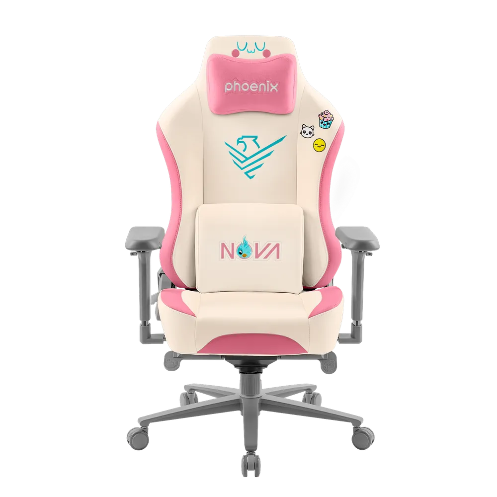 Silla gaming phoenix nova cream edition