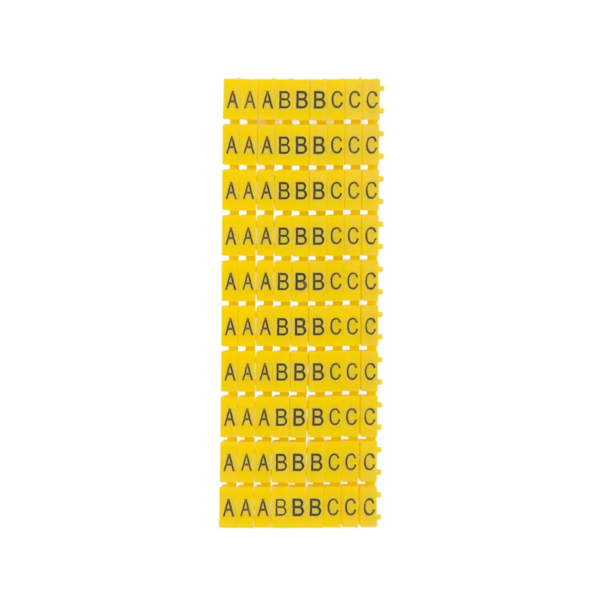 Pack marcadores clip para cable A|B|C [4 a 5mm] | 90pcs