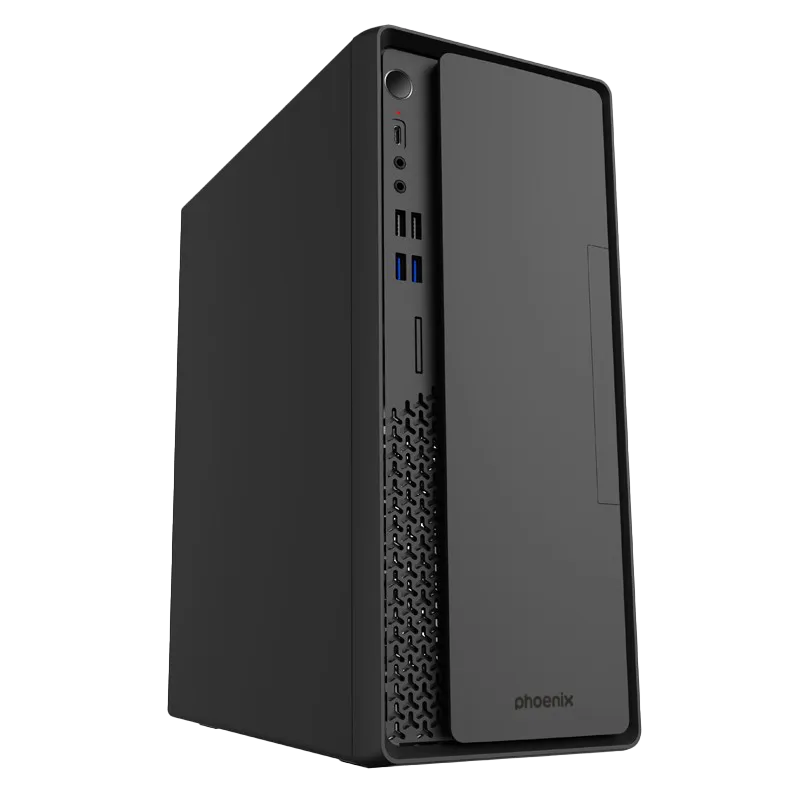Caja ordenador phoenix lite evo micro atx de 15 litros - fuente tfx no incluida - usb 3.0 y tipo c
