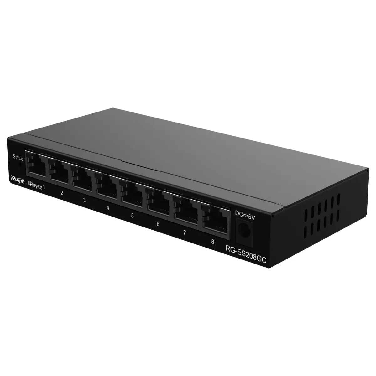 Reyee Switch Cloud - 8 puertos RJ45 Gigabit - Velocidad de puertos 10/100/1000 Mbps