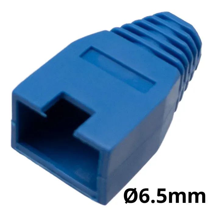 Capuchón protector para conector RJ45 para cable de Ø6.5mm, Azul