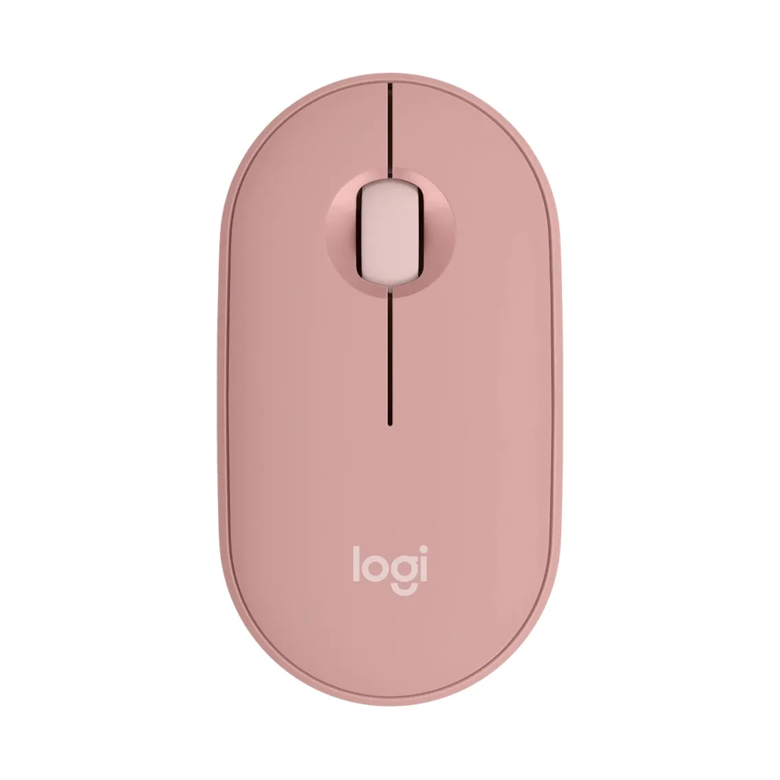 Raton inalambrico logitech pebble mouse 2 m350s rosa bluetooth