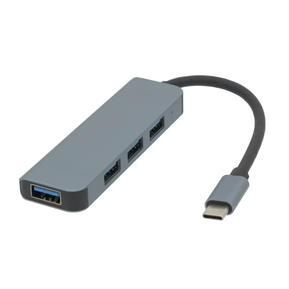 Hub USB-C a 4 puertos USB-A 3.0