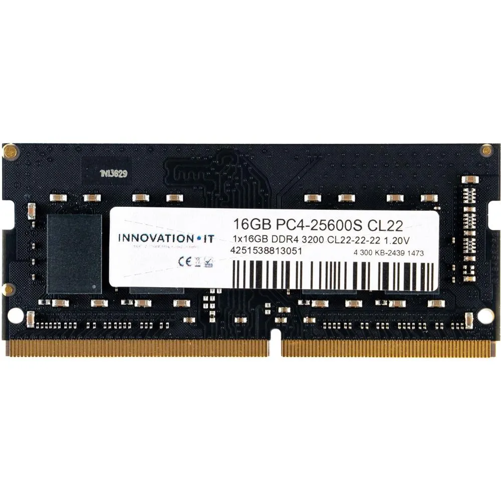 Memoria ram ddr4 16gb innovation it sodimm 3200