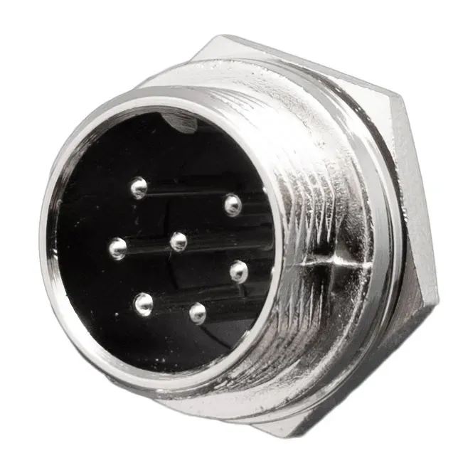 Conector chasis GX16 macho 7 pines