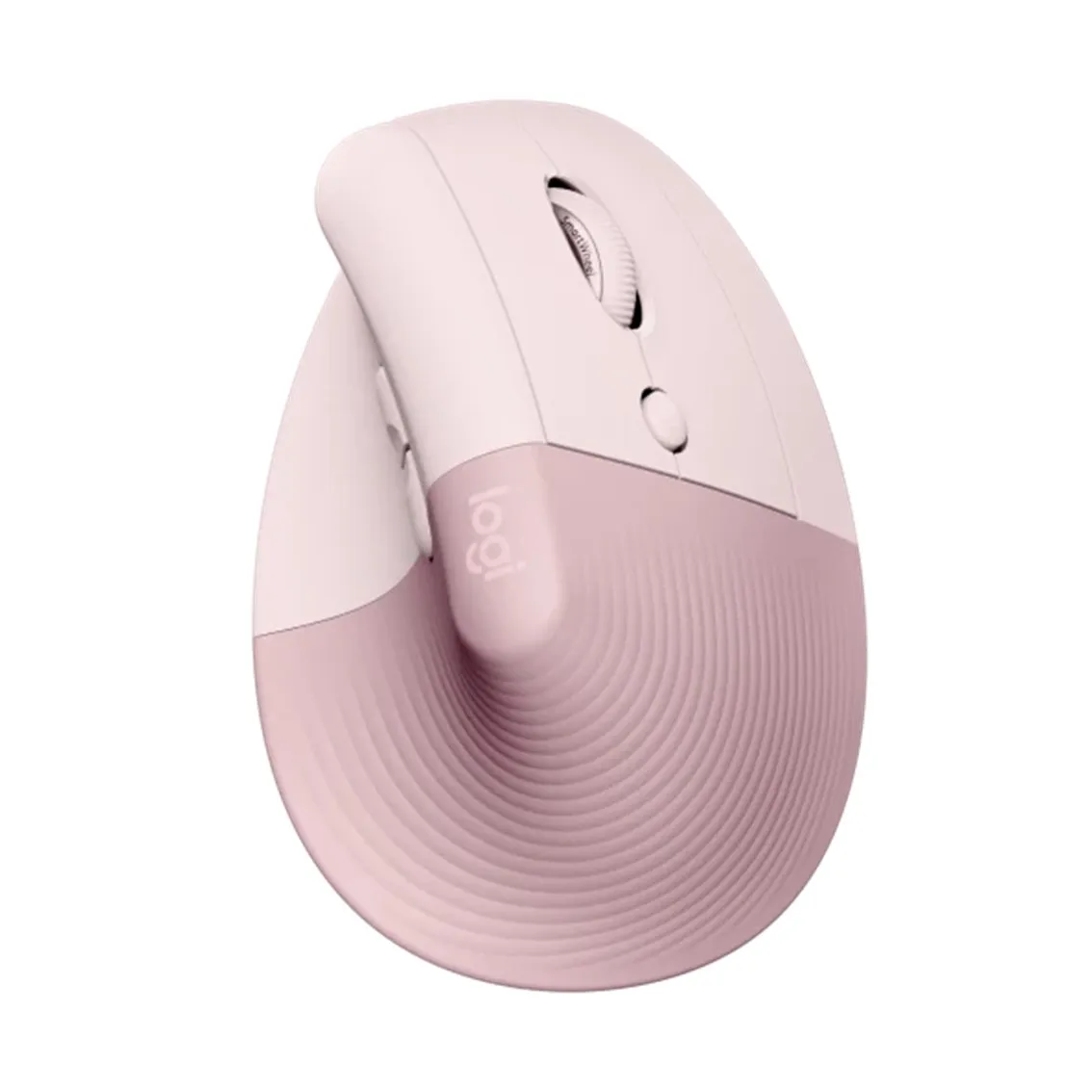 Mouse raton vertical logitech lift 6 botones 4000 dpi wireless inalambrico rosa