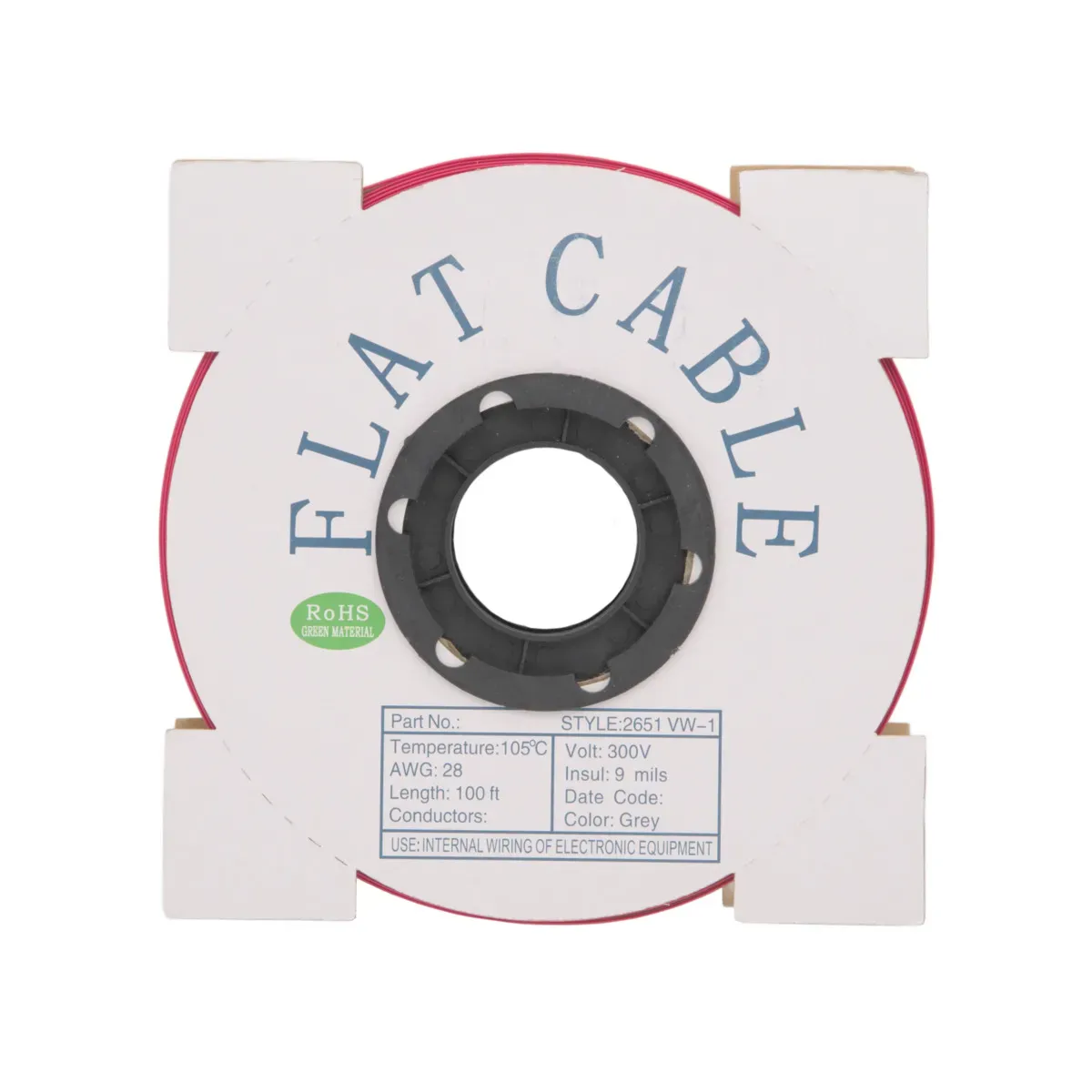 Rollo de cable plano de 26 vias [30.5m 100ft]