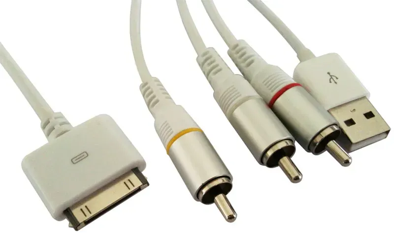 DOCK MA.-USB A MA.+3*RCA, 1,5m.