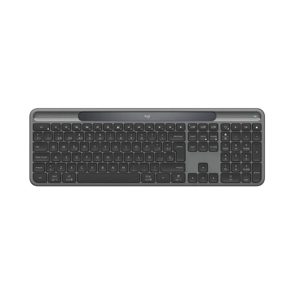 Teclado logitech signature slim solar+ k980 for business negro