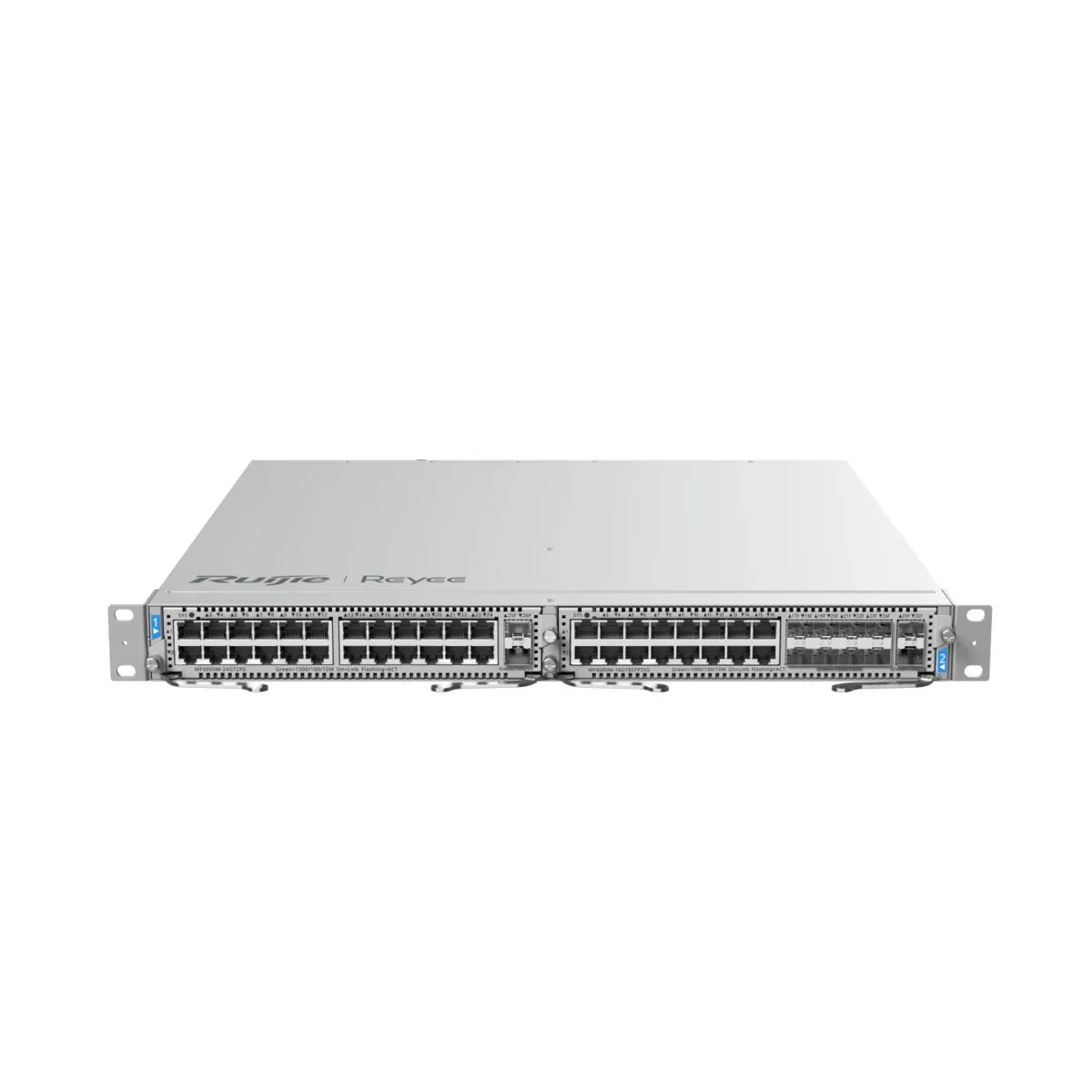 Reyee E-Lighten Switch Modular de Chasis Capa 3 - 2 Slot de Expansión - Hasta 16 Puertos E-Lighten Splitting & Ethernet - Hasta 48 Puertos RJ45 / 16 SFP GE / 4 SFP+