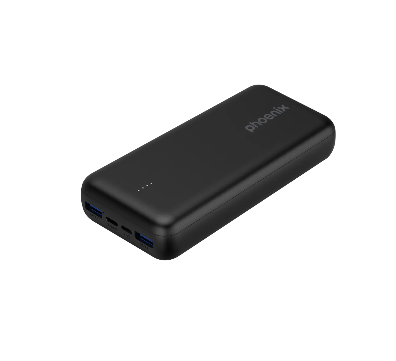 Phoenix powerbank batería externa 20000mah con 2 usb carga rapida y 1 usb tipo c pd