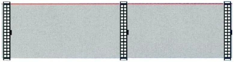 CABLE PLANO INTERNO, CON CONECTORES IDC HEMBRA: IDC34H*3, 0.60m