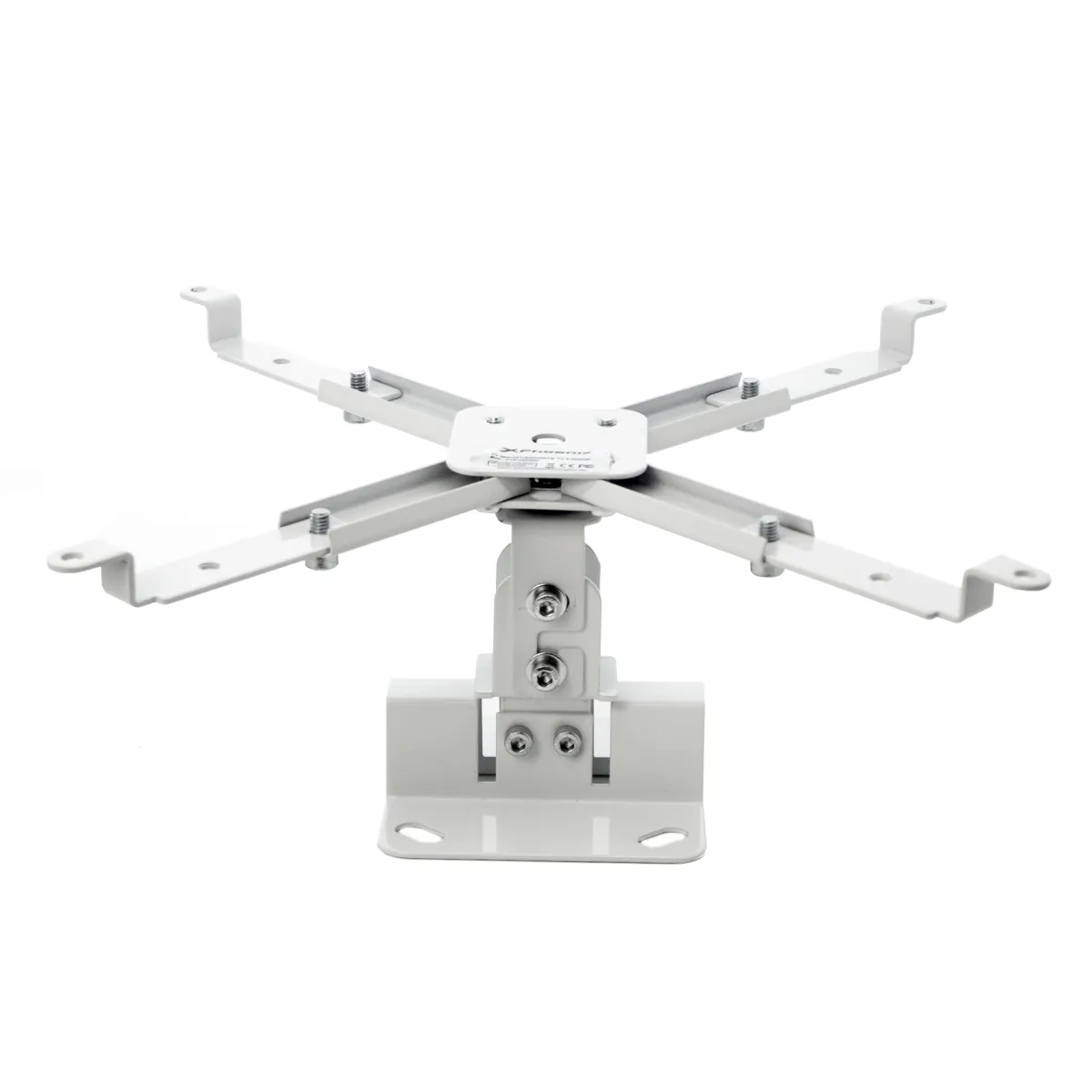 Soporte de proyector de techo y pared rota 360º inclinacion 10º blanco