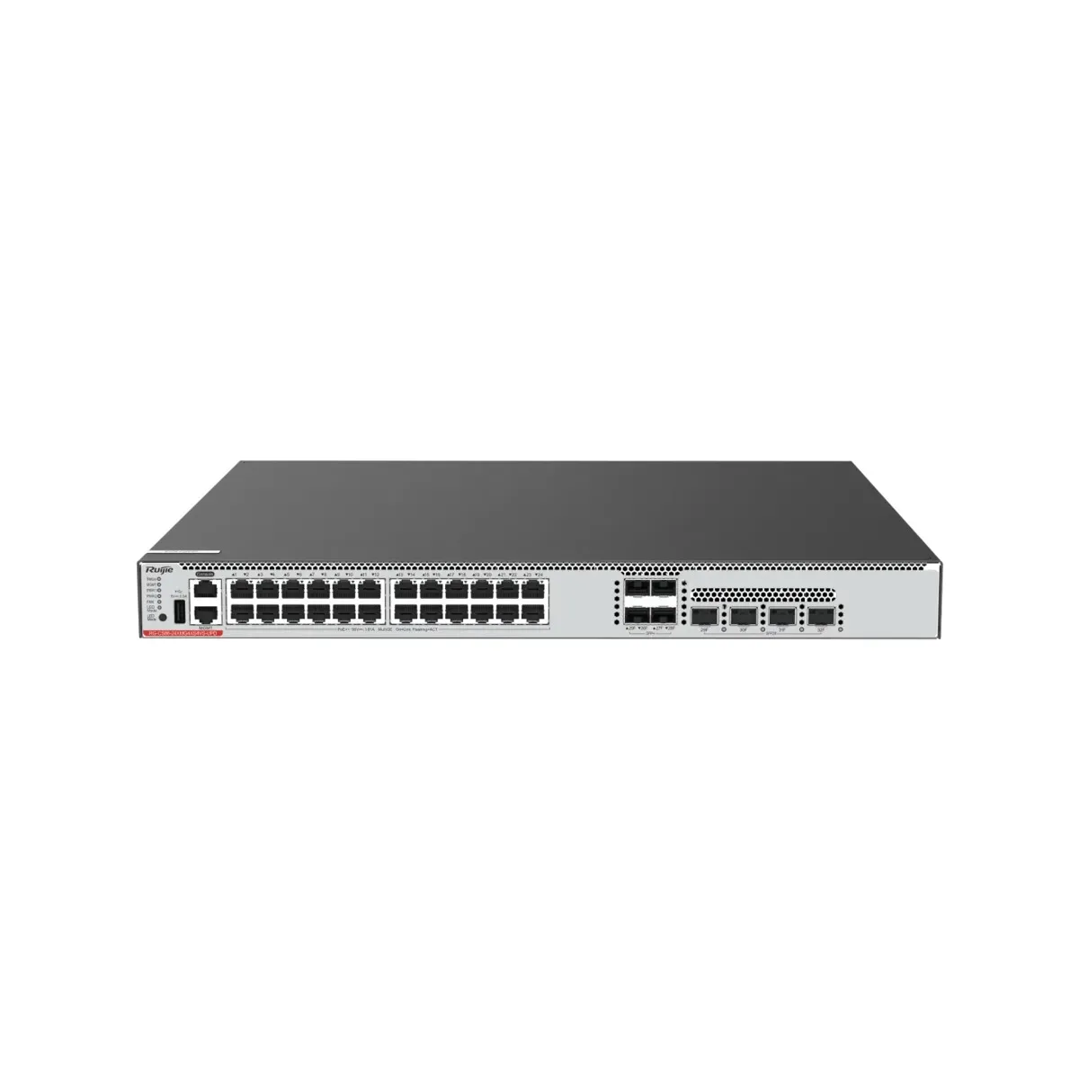 Ruijie Switch Cloud Gestionable L3 - 24 Multigigabit 10G + 4 SFP28 + 4 SFP+ - 24 x Multi-Gigabit 10G + 8 x 1/10/25Gb