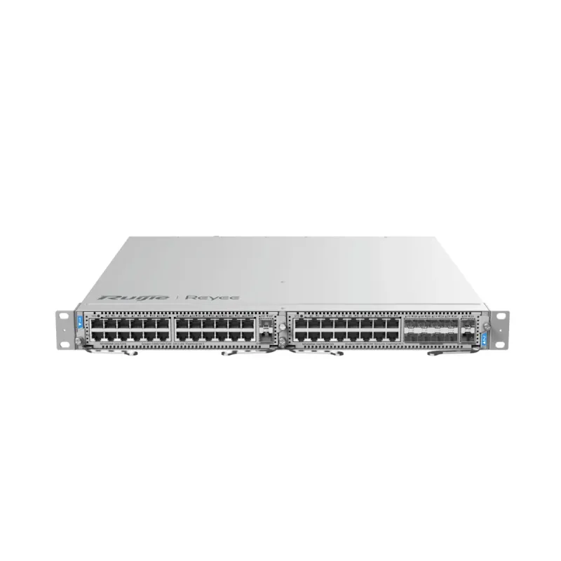 Reyee E-Lighten Switch Modular de Chasis Capa 3 - 2 Slot de Expansión - Hasta 16 Puertos E-Lighten Splitting & Ethernet - Hasta 48 Puertos RJ45 / 16 SFP GE / 4 SFP+