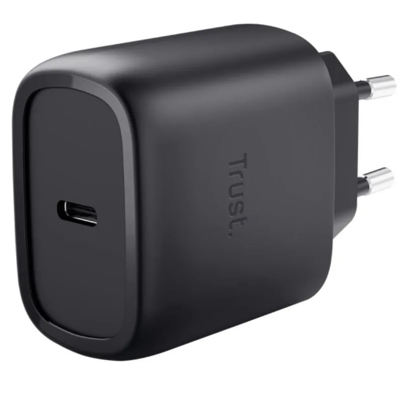 Cargador de Pared GaN Trust Maxo 45W/ 1xUSB Tipo-C/ 45W