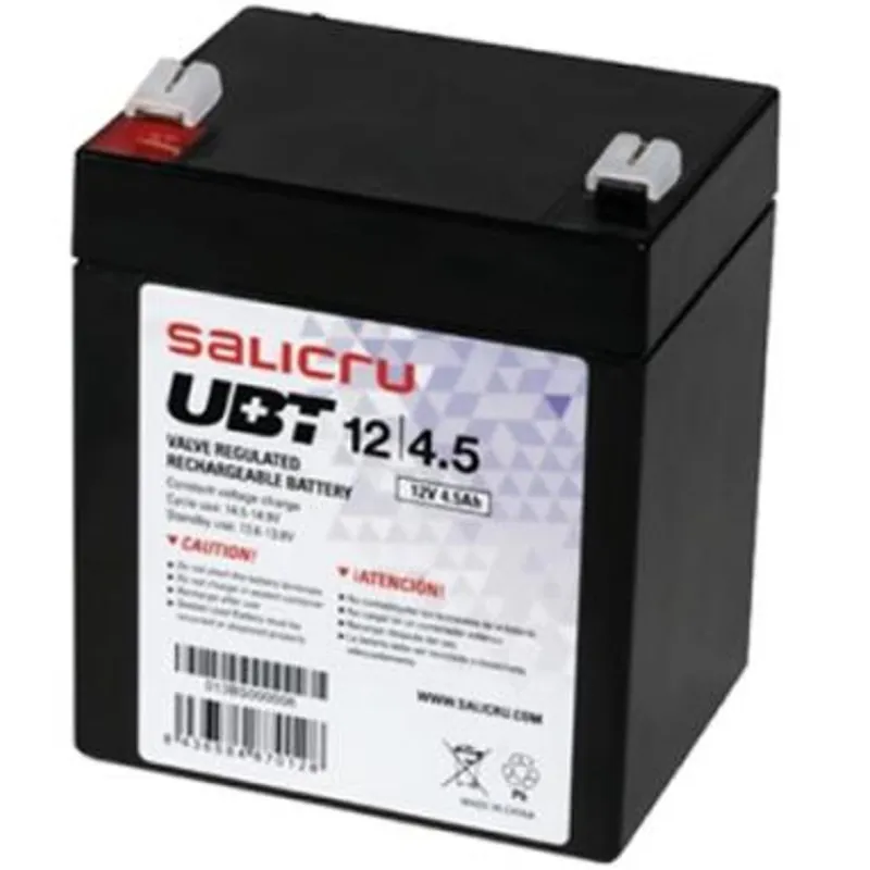 Bateria agm salicru compatible para sais 4.5ah 12v