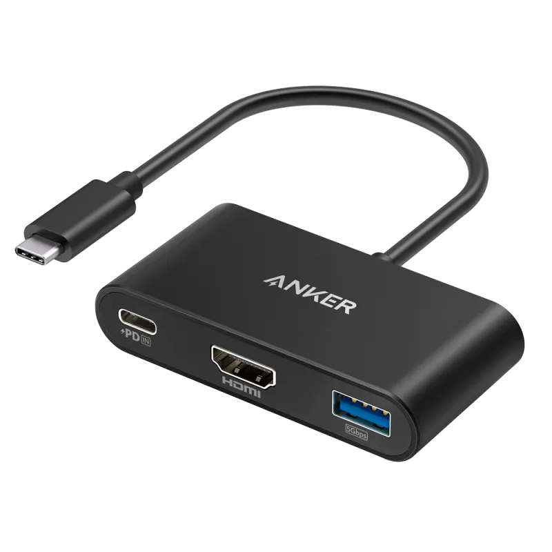 ANKER ANK-POWEREXPAND-3-IN-1-G - Hub USB-C 3 en 1 de Anker
