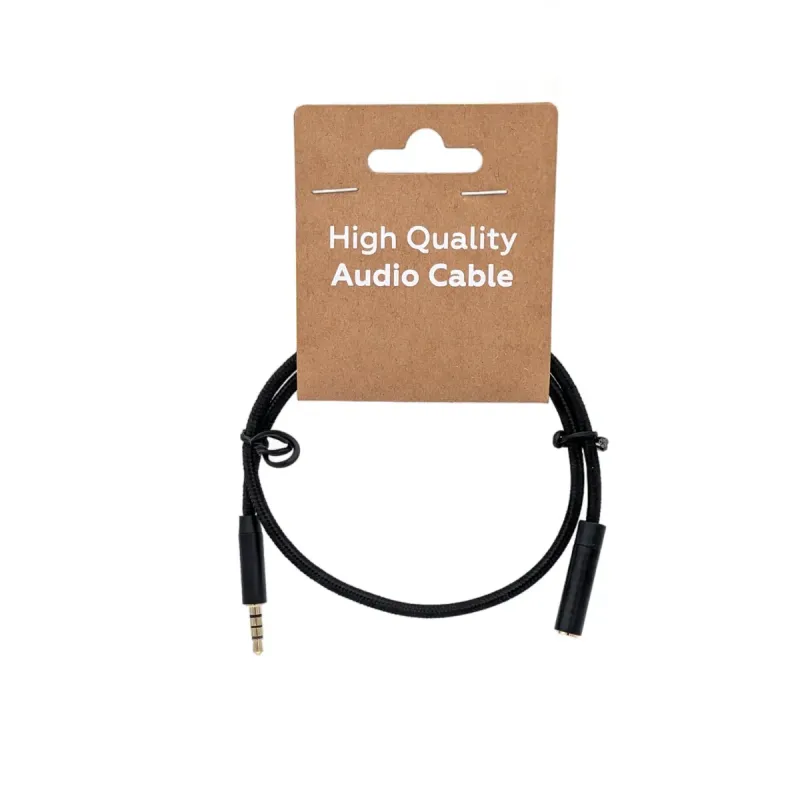 Conexion de Audio Stereo 3.5mm Jack macho / hembra - 1m