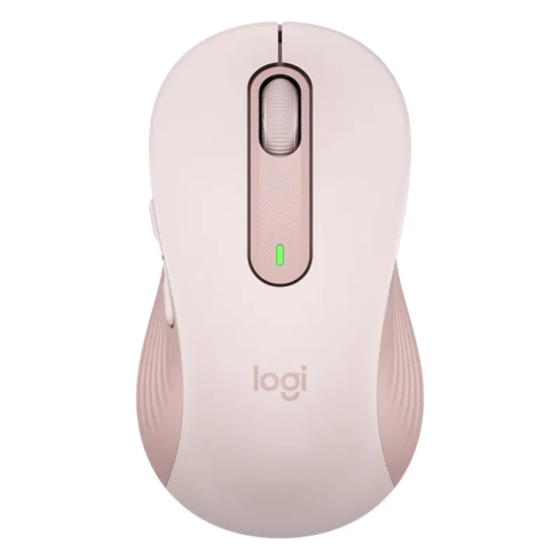 Mouse raton logitech m650 grande optico wireless inalambrico rosa