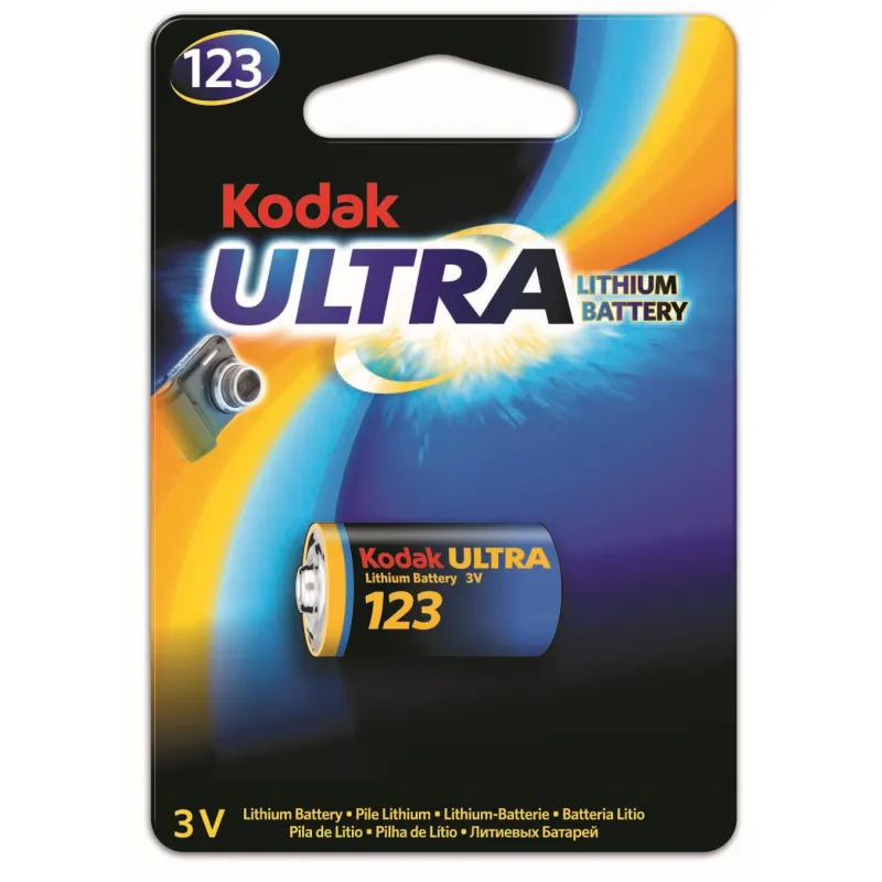 Blister pilas kodak mando litio ultra 123