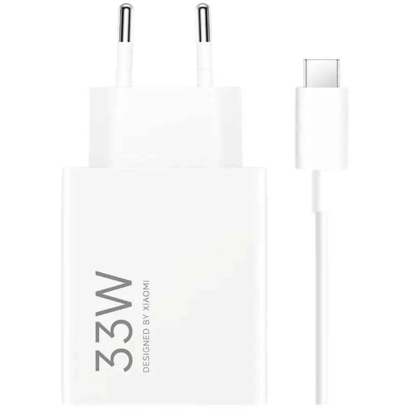 Cargador de Pared Xiaomi 33W Charging Combo USB Type-A/ 1xUSB + Cable USB Tipo-C/ 33W