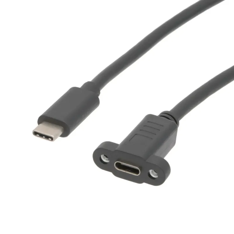 Extensor USB-C 3.1 para anclaje a panel 0.5m