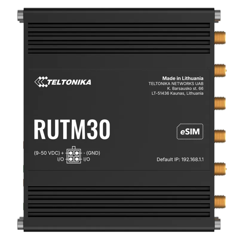 TELTONIKA TK-RUTM30 - Teltonika Router Industrial 5G