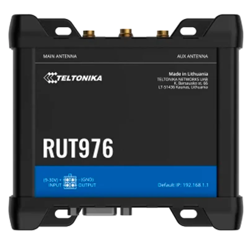 TELTONIKA TK-RUT976 - Router Industrial 5G RedCap y 4G LTE Cat 4