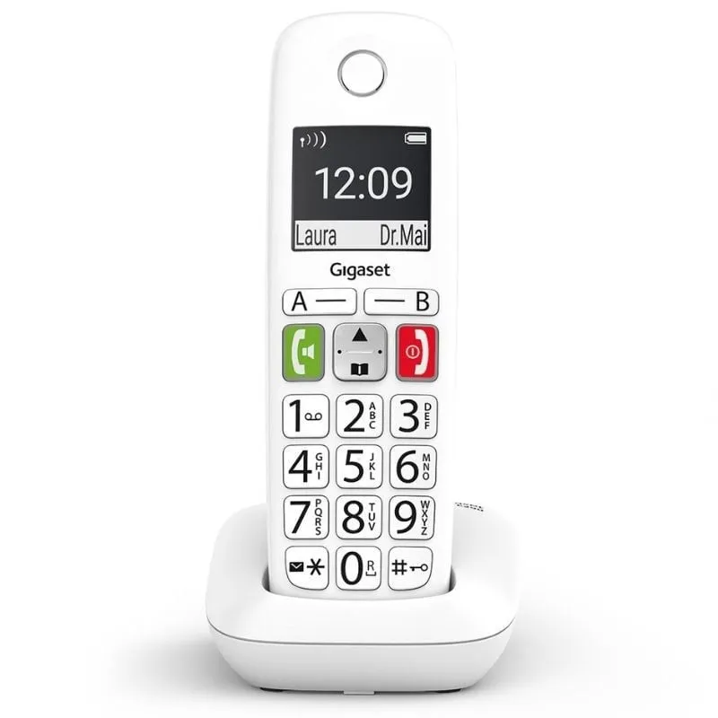 Teléfono Inalámbrico Gigaset E290/ Blanco