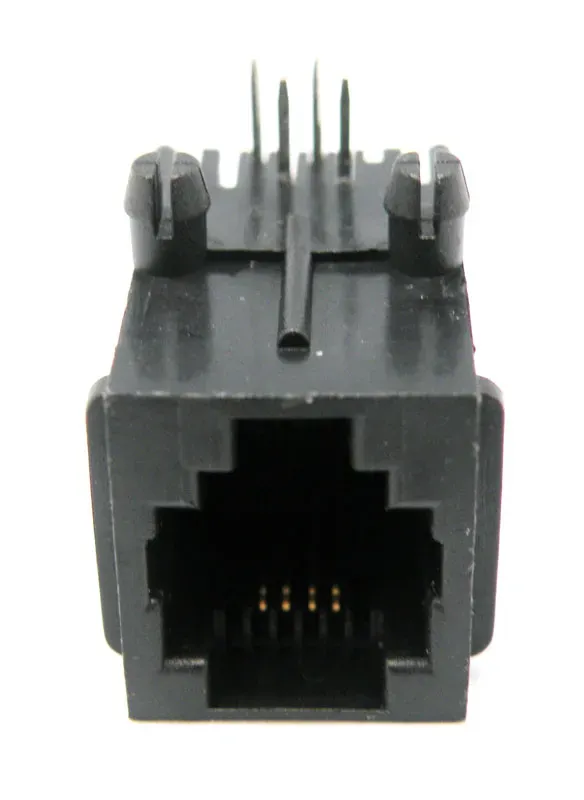 Base RJ11 (6P4C) para PCB, acodada