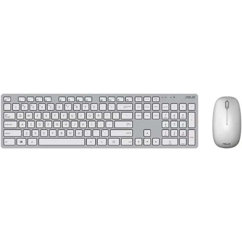Teclado y Ratón Inalámbricos Asus W5000 Wireless/ Blanco