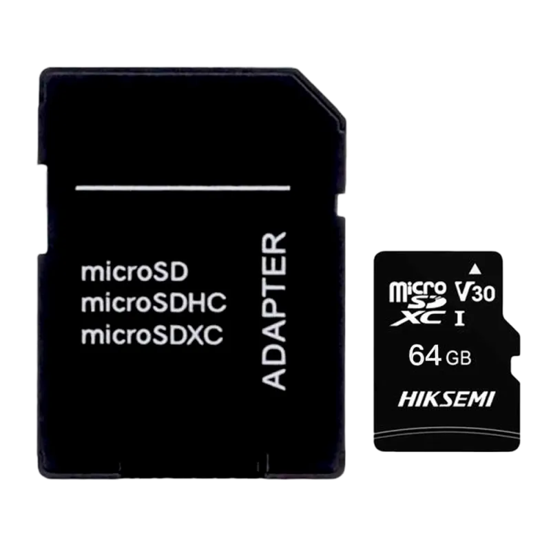 HIKVISION HS-TF-C1STD-64G-A - Tarjeta microSD con adaptador Hikvision