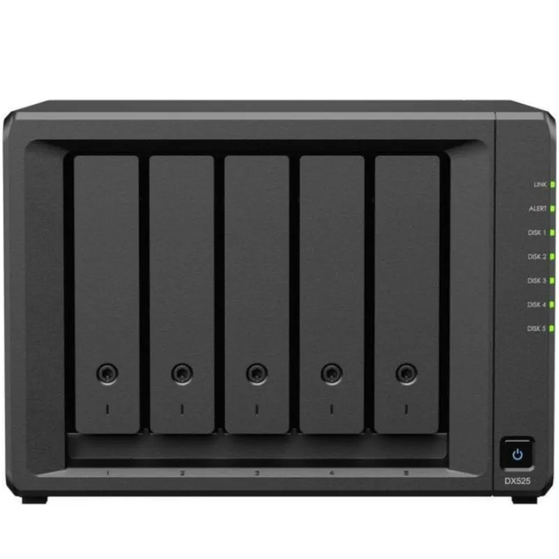 NAS Synology RackStation DX525/ 5 Bahías 3.5'-2.5'/ Formato Rack
