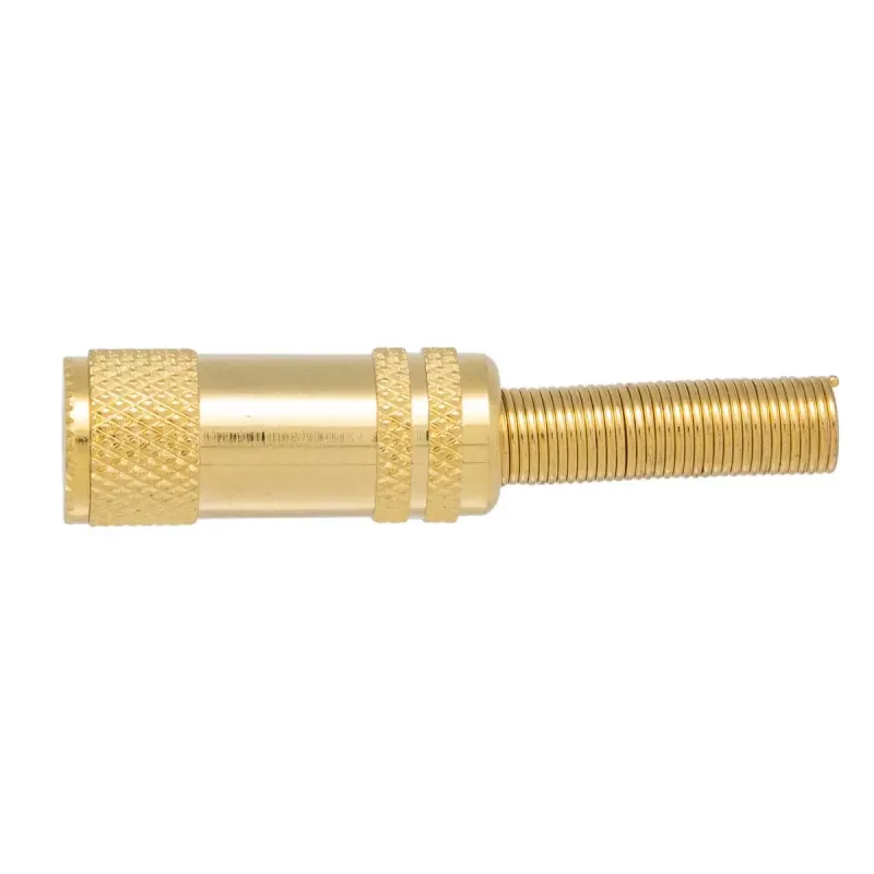 2.5mm HEMBRA AEREA ESTEREO, METAL DORADO