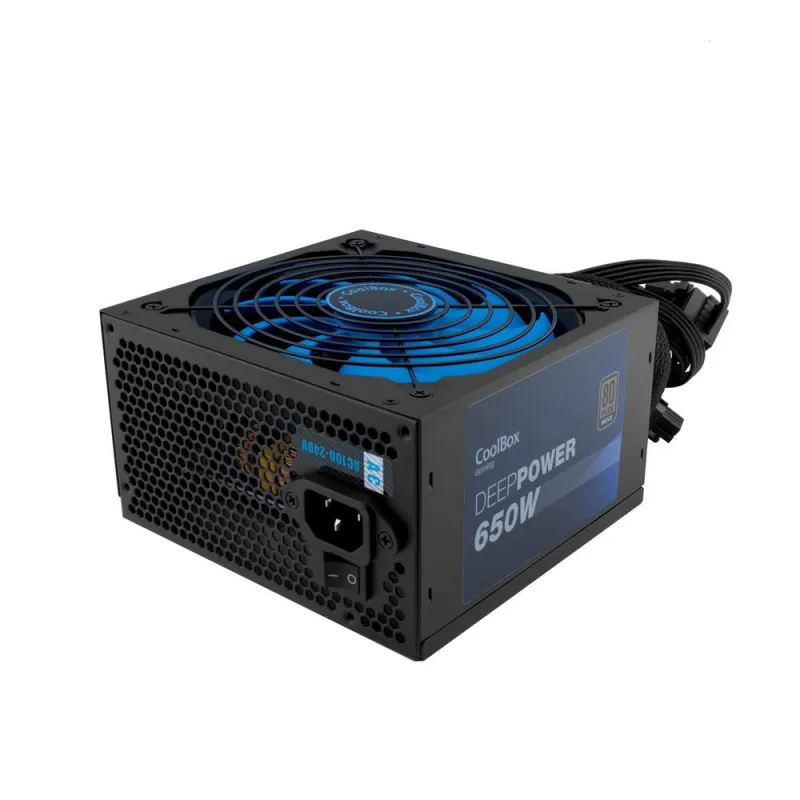 Fuente de alimentacion coolbox gaming deeppower 650w 80 plus bronze - 14 cm - full range