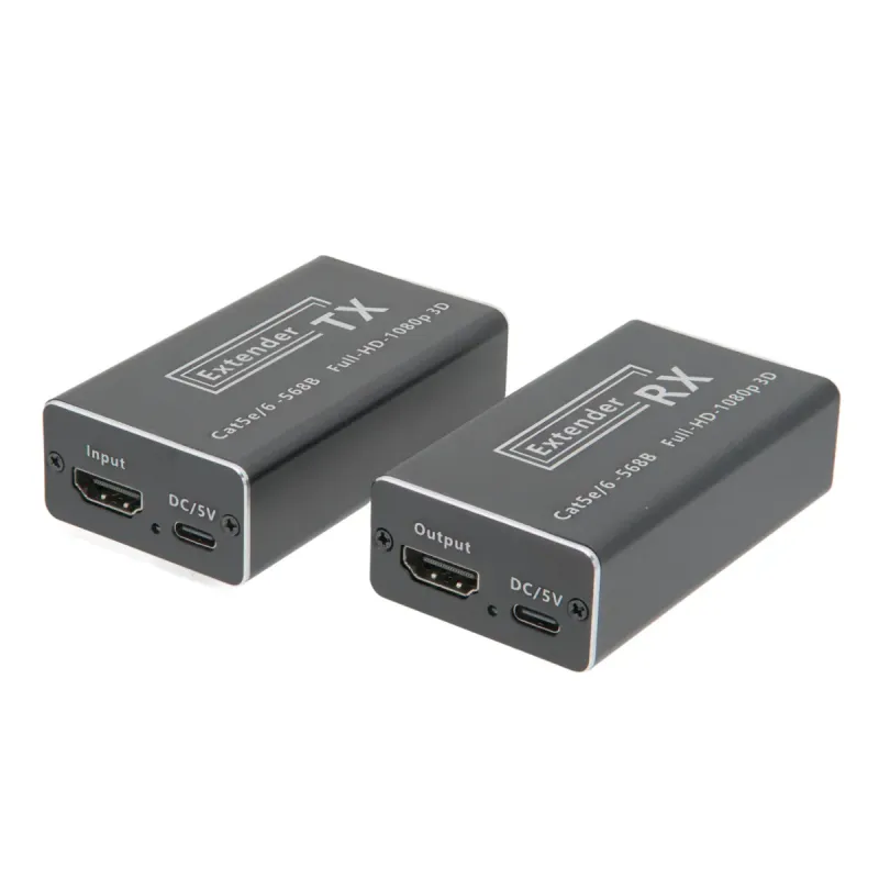 Extensor HDMI por RJ45 60m PoC 1080p@60Hz