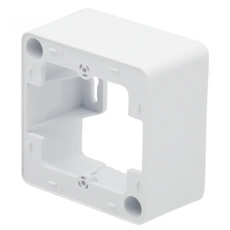 Caja de superficie 82x82x45mm modular blanca