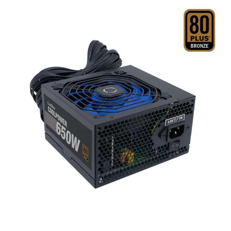 Fuente de alimentacion coolbox coolpower gaming atx 650w 80+ bronze