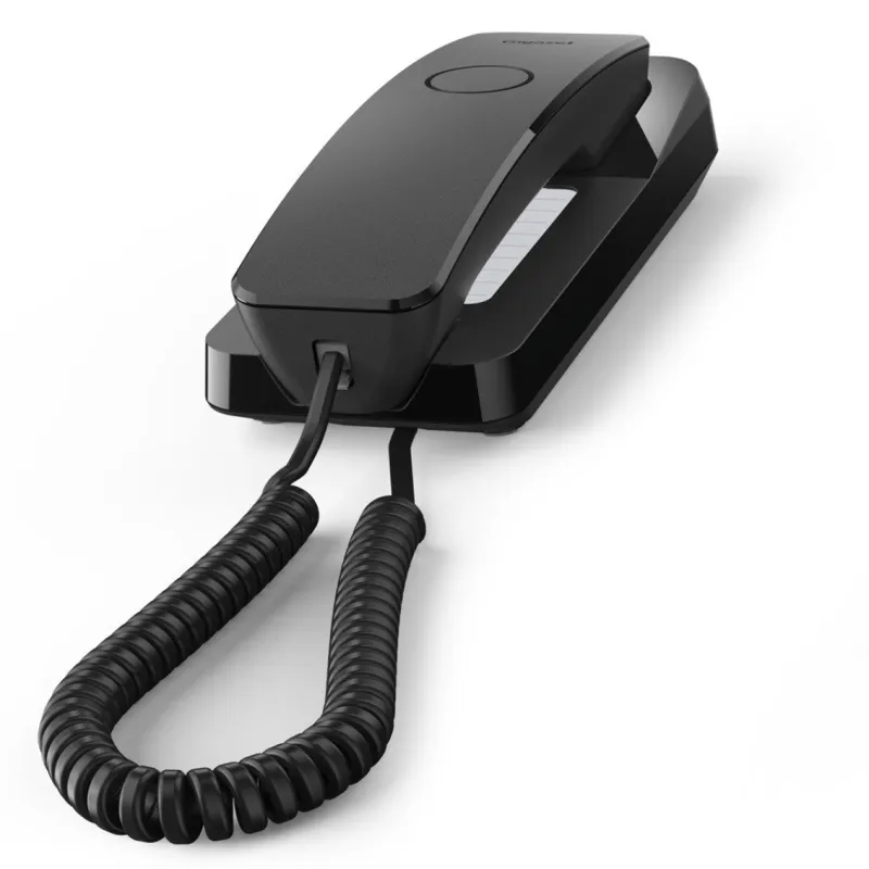 Telefono fijo gigaset desk 200 negro - cable