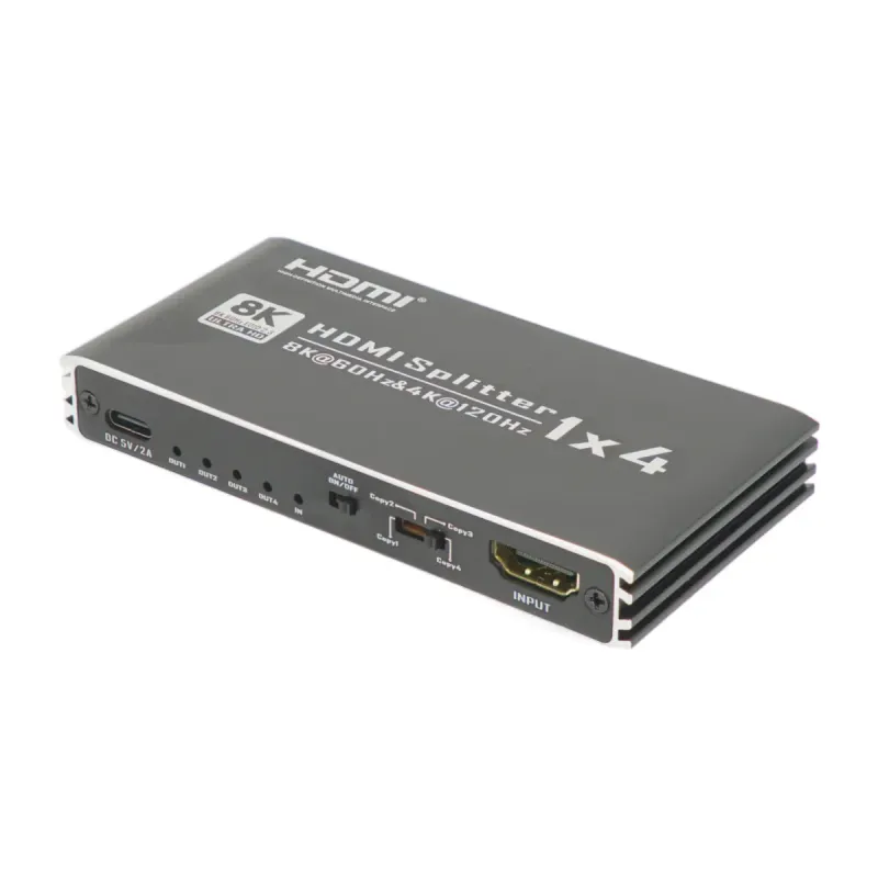 Splitter 1x4 8K@60Hz HDCP2.3