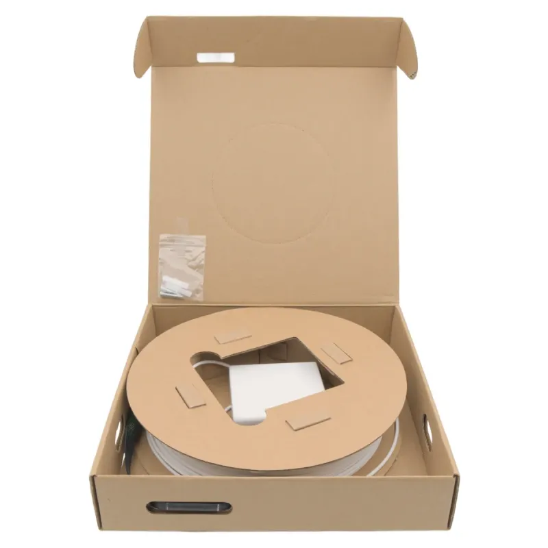 KIT ICT2 acometida para viviendas Caja + 2 Fibras conectorizada SC/APC CPR-Dca, 50m