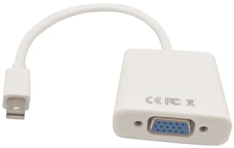 Mini DisplayPort MACHO - VGA HEMBRA, 0,2m