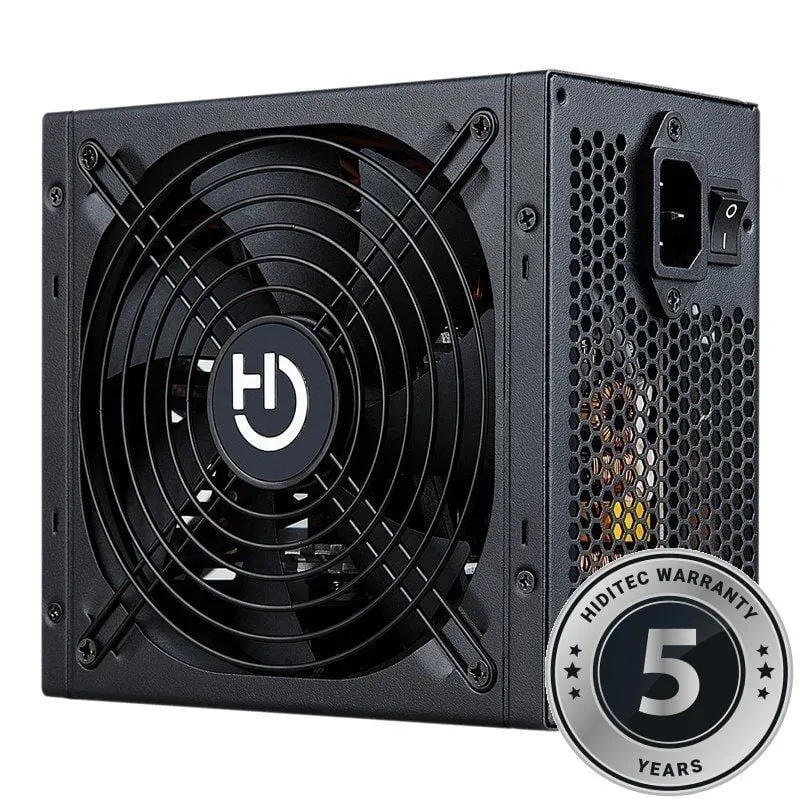 Fuente de Alimentación Hiditec BZ750 PSU010008/ 750W/ Ventilador 14cm/ 80 Plus Bronze